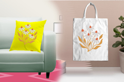 Golden Daisy Garden Three Size Embroidery Design Product Image 3