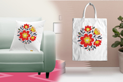 Colorful Floral Bloom Embroidery Design Product Image 3
