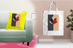 Modern Split Leaf Abstract Embroidery Design Product Image 3