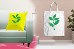 Tropical Leaf Branch Three Size Embroidery Design Product Image 3