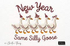 New Year Same Silly Goose PNG Product Image 4