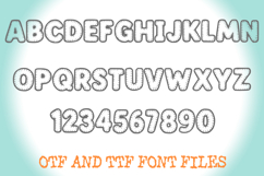 Embroidery Patch Alphabet Lettering ABC Sewing Text Font OTF by Squeeb Creative 1