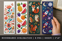 Embroidery bookmarks printable sublimation bookmark design Product Image 1
