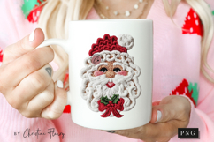 Latch Hook Santa PNG Product Image 2