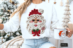 Latch Hook Santa PNG Product Image 5