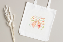 embroidery style bow, coquette bow clipart, textured theme bow, style design art, digital bow design, floral embroidery bow, detailed bow art, embroidery design clipart, coquette bow art, style sublimation design
