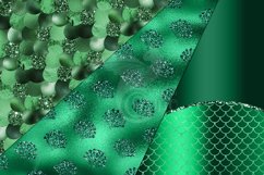 Emerald Green Mermaid Digital Paper Product Image 4