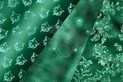 Emerald Green Mermaid Digital Paper Product Image 5