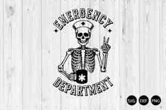 Emergency Department SVG, Skeleton SVG, Nurse SVG Product Image 1