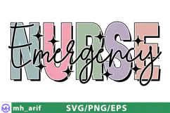 Er Nurse PNG Design, Emergency Nurse SVG T-shirt Design Product Image 1
