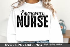 Nurse SVG Design - I Am Sorry the Nice Nurse is on Vacation Product Image 4