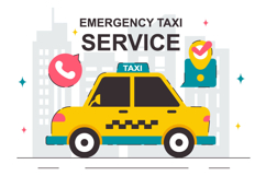 10 Emergency Taxi Service Illustration Product Image 4