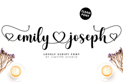 Emily Joseph - Lovely - Valentine Font Product Image 1
