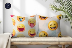 Clown Faces Watercolor Seamless Pattern Digital Paper Product Image 2