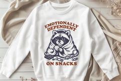 Snack Bandit Raccoon SVG Bundle, 8 Funny Snack Quote Designs Product Image 2