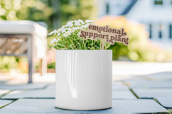 Cheeky Plant Stake SVG - Emotional Support Funny Laser File