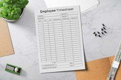 Fillable Employee Timesheet Printable Product Image 9
