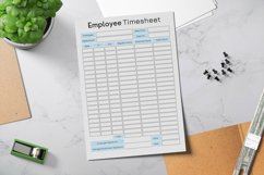 Fillable Employee Timesheet Printable Product Image 9
