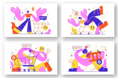 6 Empty Cart Illustration Product Image 2