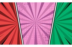 Empty colorful pop art comic cartoon background art Product Image 1