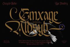 EMXAGE ALDSYB Blackletter Font Product Image 1
