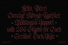 EMXAGE ALDSYB Blackletter Font Product Image 17