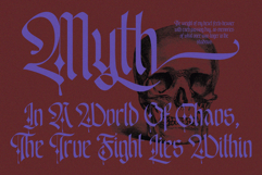 EMXAGE ALDSYB Blackletter Font Product Image 3