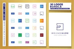 30 LOGOS BUNDLE OF INITIAL LETTERS WITH THE INITIAL E Product Image 1