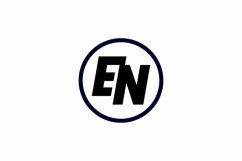 EN logo design vector template Product Image 1