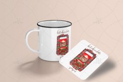 Hot Chocolate Season Sublimation Quote Design PNG Product Image 4