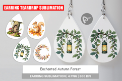 Earring Enchanted Autumn Forest Product Image 1