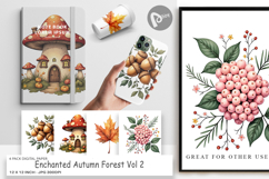 Digital Paper Enchanted Autumn Forest Product Image 1
