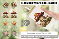 Glass Can Enchanted Autumn Forest Product Image 1