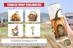 Tumbler Enchanted Fall Cottagecore Product Image 1