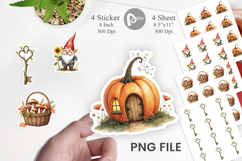 Sticker Enchanted Fall Cottagecore Product Image 1