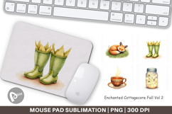 Mouse Pad Enchanted Fall Cottagecore Product Image 1