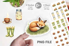 Sticker Enchanted Fall Cottagecore Product Image 1