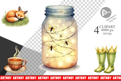 Clipart Enchanted Fall Cottagecore Product Image 1