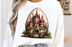 Enchanted Easter Egg Castle Clipart Product Image 2