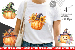 Enchanted Floral Witch Hat Sublimation Product Image 1