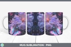 GorgeousEnchanted Flowers 3D Mug Wrap design.
