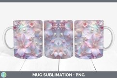 GorgeousEnchanted Flowers 3D Mug Wrap design.