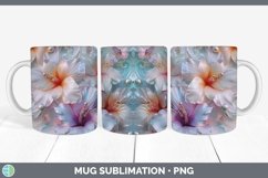 GorgeousEnchanted Flowers 3D Mug Wrap design.