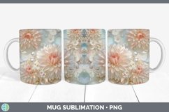 GorgeousEnchanted Flowers 3D Mug Wrap design.