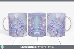GorgeousEnchanted Flowers 3D Mug Wrap design.
