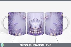 GorgeousEnchanted Flowers 3D Mug Wrap design.