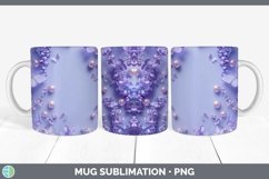GorgeousEnchanted Flowers 3D Mug Wrap design.