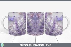 GorgeousEnchanted Flowers 3D Mug Wrap design.