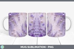 GorgeousEnchanted Flowers 3D Mug Wrap design.