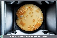 GorgeousEnchanted Flowers 3D Car Coaster design.